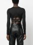 MSGM Cropped top Zwart - Thumbnail 4