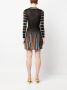 MSGM Jurk met lange mouwen Zwart - Thumbnail 4