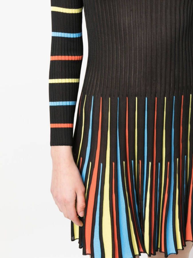 MSGM Jurk met lange mouwen Zwart