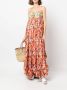 MSGM Maxi-jurk met bloemenprint Oranje - Thumbnail 2