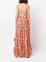 MSGM Maxi-jurk met bloemenprint Oranje - Thumbnail 4