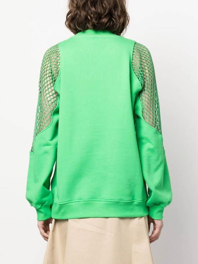 MSGM Sweater met ronde hals Groen