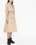 MSGM Trenchcoat met mesh vlak Beige - Thumbnail 3