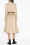 MSGM Trenchcoat met mesh vlak Beige - Thumbnail 4