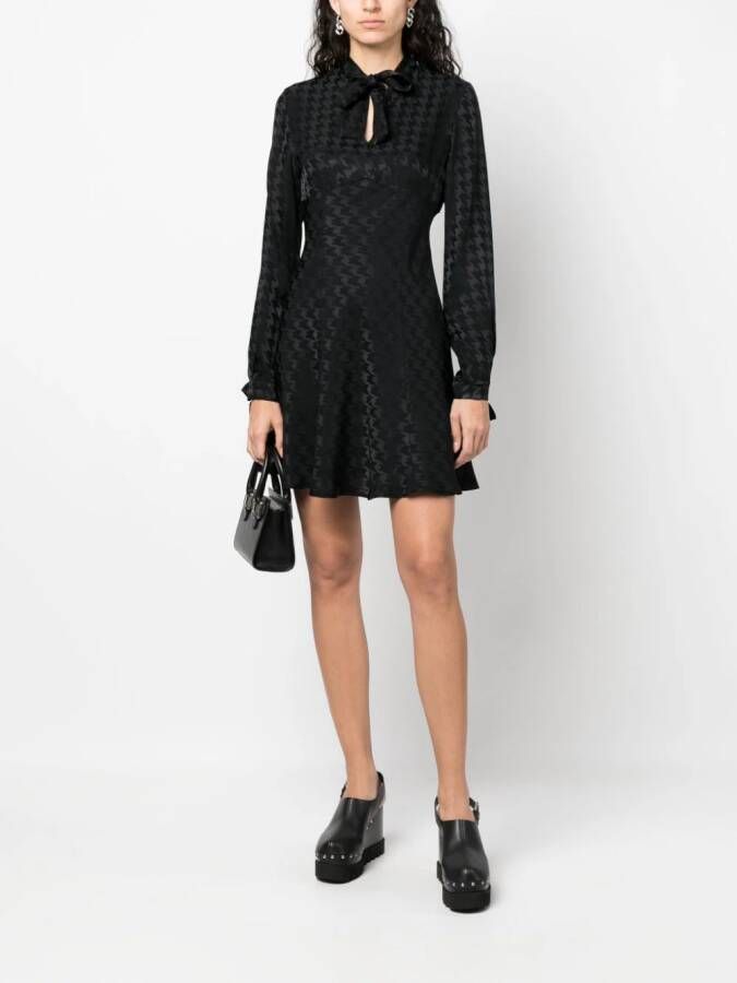 MSGM Mini-jurk met jacquard Zwart
