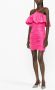 MSGM Mini-jurk met ruche Roze - Thumbnail 3