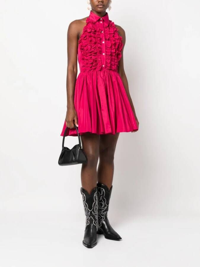 MSGM Mini-jurk met ruches Roze
