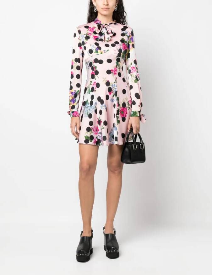 MSGM Mini-jurk met stippen Roze