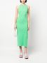 MSGM Mouwloze jurk Groen - Thumbnail 2