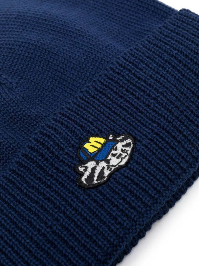 MSGM Muts met logopatch Blauw