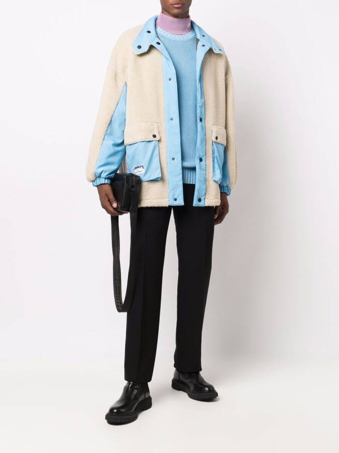 MSGM Omkeerbaar jack Blauw
