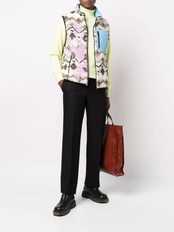 MSGM Omkeerbare bodywarmer Beige