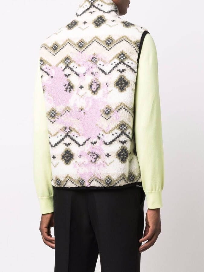 MSGM Omkeerbare bodywarmer Beige