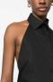 MSGM Blouse met open rug Zwart - Thumbnail 5