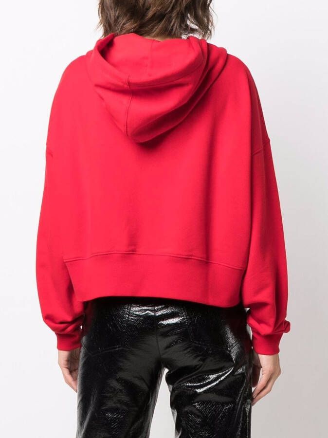 MSGM Oversized hoodie Rood