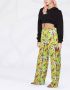 MSGM Palazzo broek met bloemenprint Groen - Thumbnail 3