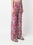 MSGM Plooibroek met bloemenprint Roze - Thumbnail 3