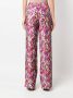 MSGM Plooibroek met bloemenprint Roze - Thumbnail 4