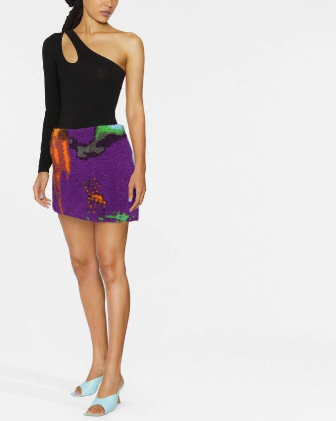 MSGM Rok met print Paars