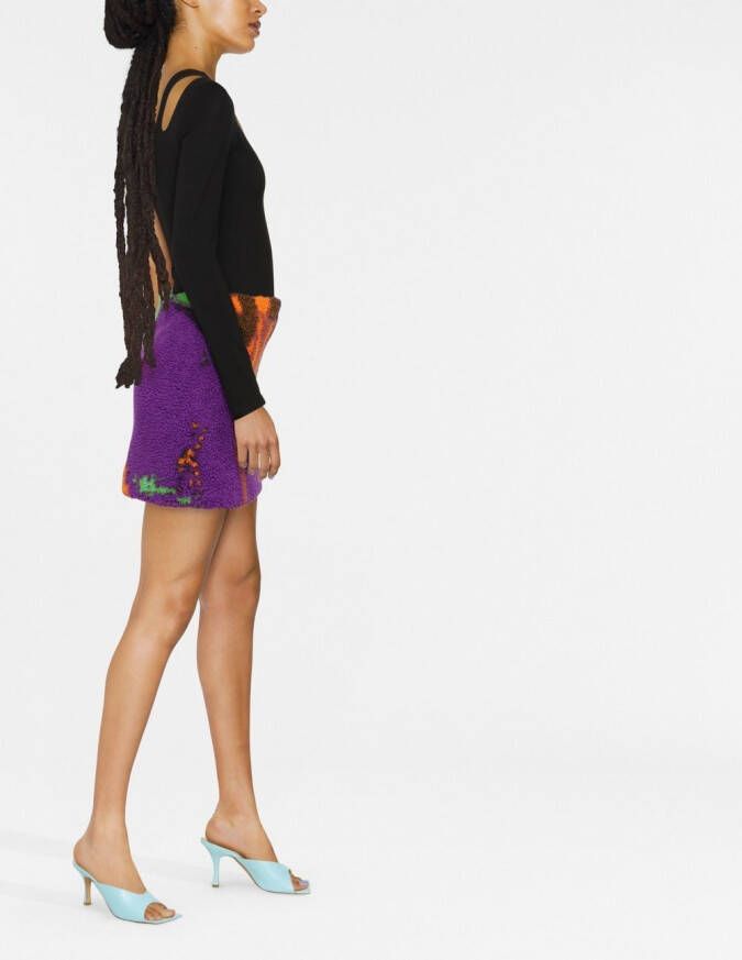 MSGM Rok met print Paars