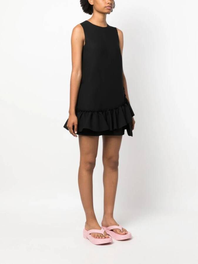 MSGM Mini-jurk met ruches Zwart