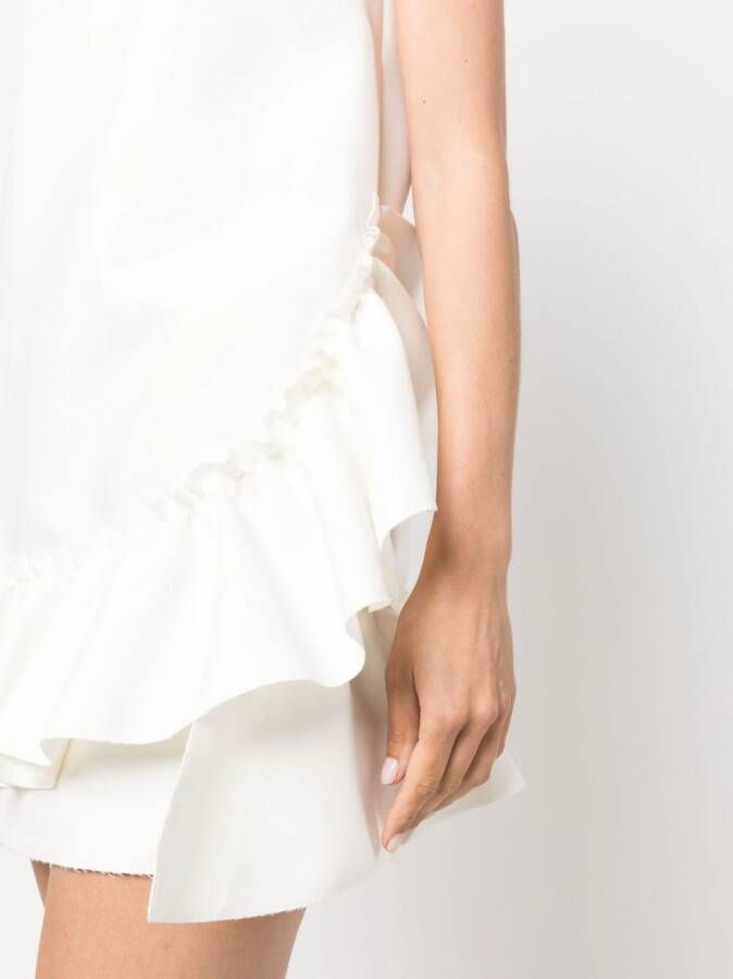 MSGM Mouwloze jurk Wit