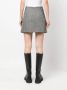 MSGM Mini-rok met ruches Grijs - Thumbnail 4