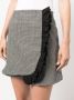 MSGM Mini-rok met ruches Grijs - Thumbnail 5