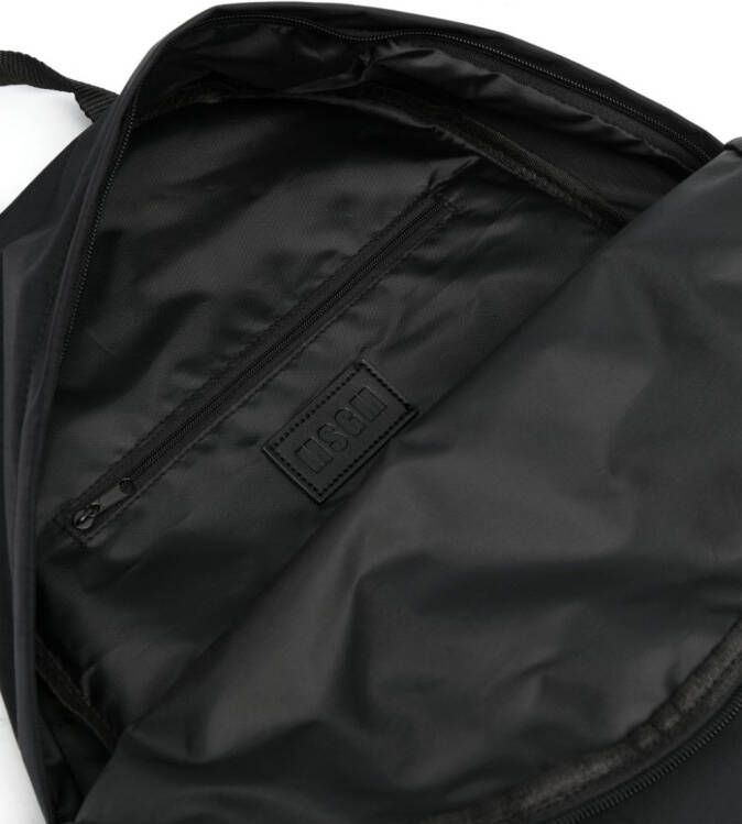 MSGM Rugzak met logoplakkaat Zwart