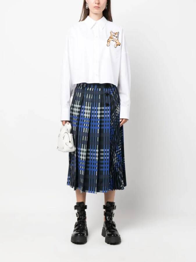 MSGM Blouse verfraaid met pailletten Wit