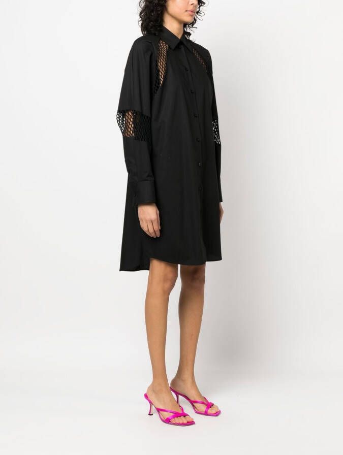 MSGM Mini-blousejurk Zwart