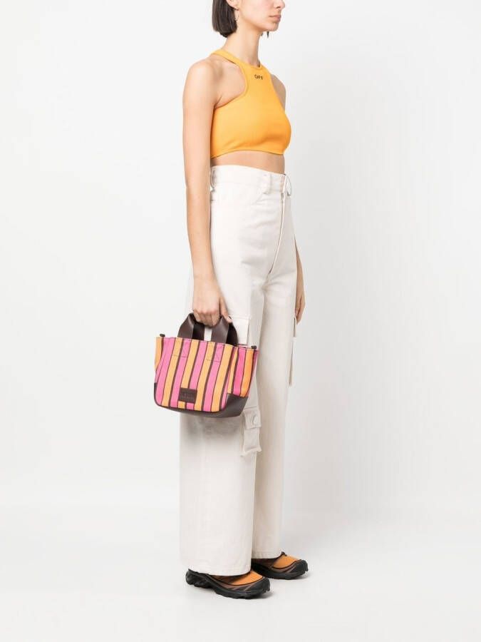MSGM Shopper met logopatch Roze