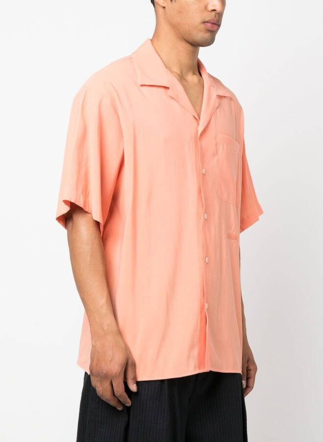 MSGM Overhemd met korte mouwen Oranje