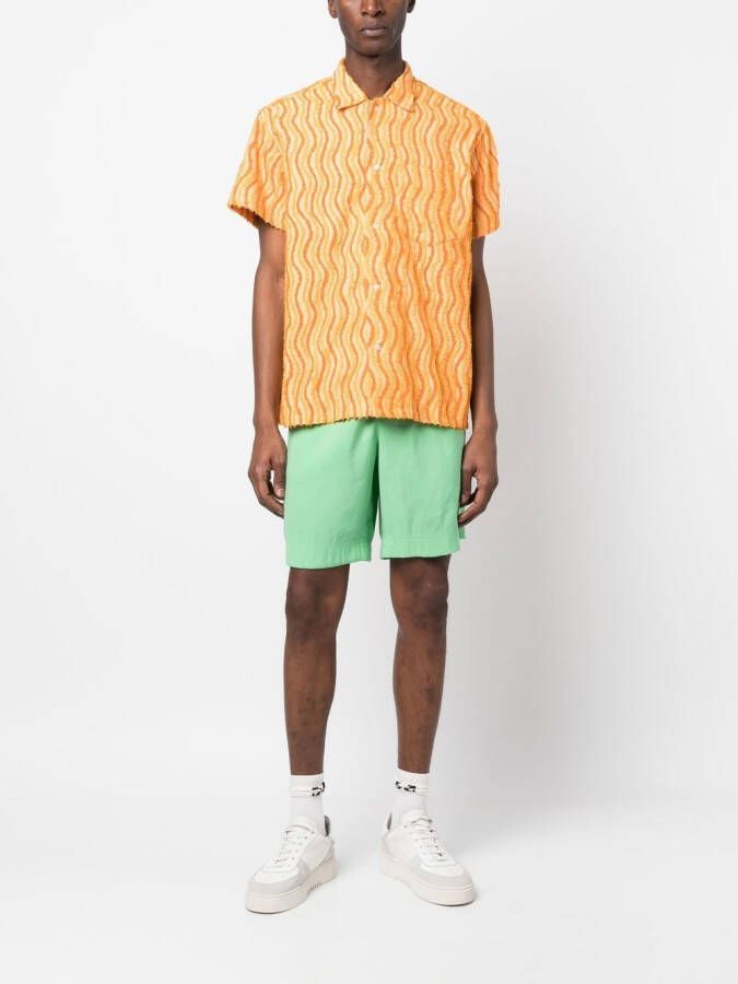 MSGM Shorts met elastische tailleband Groen