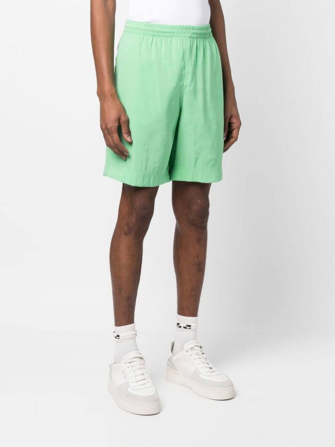 MSGM Shorts met elastische tailleband Groen