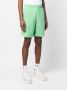 MSGM Shorts met elastische tailleband Groen - Thumbnail 3