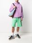 MSGM Shorts met logoprint Groen - Thumbnail 2