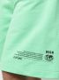 MSGM Shorts met logoprint Groen - Thumbnail 5