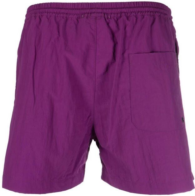 MSGM Shorts met logoprint Paars