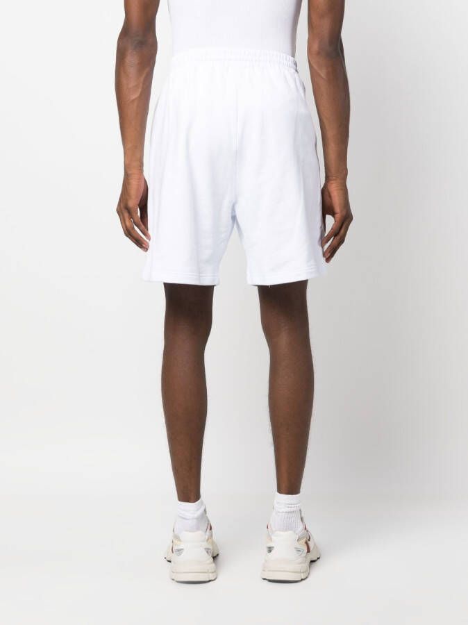 MSGM Shorts met logoprint Wit