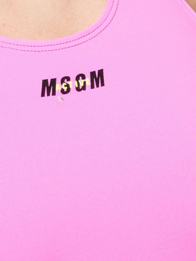 MSGM Sport-bh met tailleband Roze