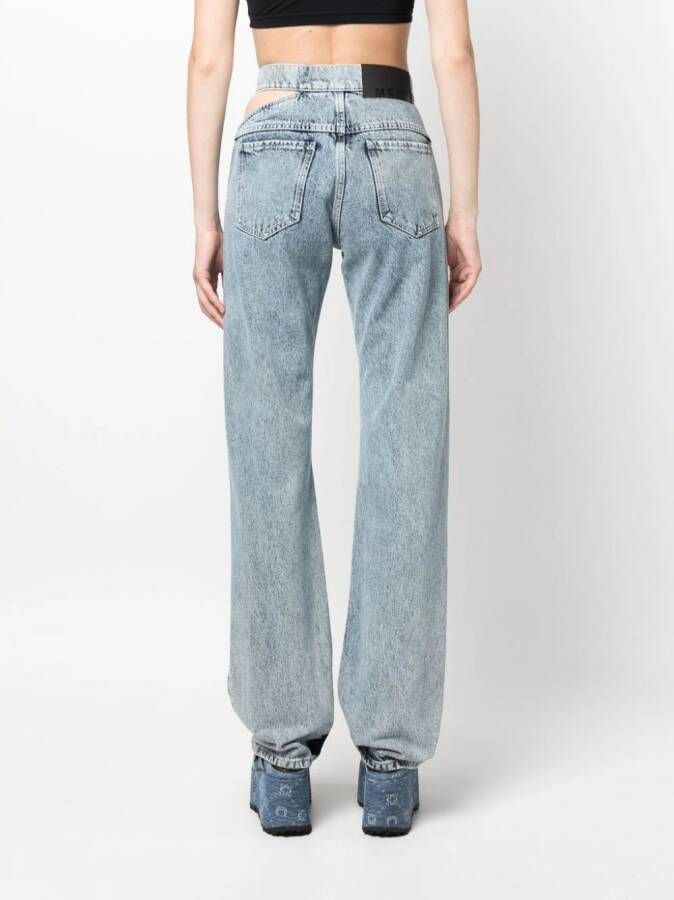 MSGM Straight jeans Blauw