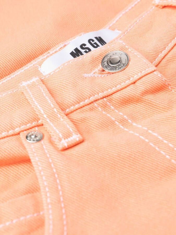 MSGM Straight jeans Oranje