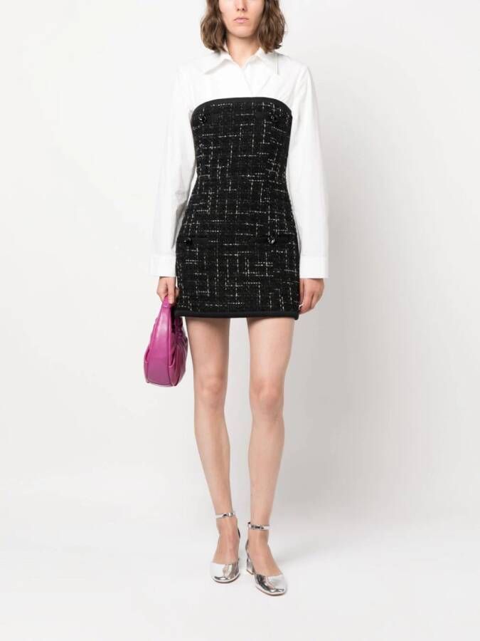 MSGM Strapless mini-jurk Zwart
