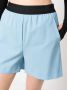 MSGM Shorts met logoband Blauw - Thumbnail 5