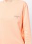MSGM Sweater met geborduurd logo Oranje - Thumbnail 5