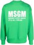 MSGM Sweater met logoprint Groen - Thumbnail 2