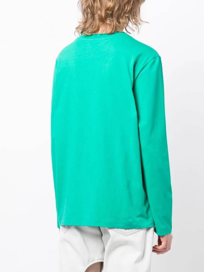 MSGM Sweater met logoprint Groen