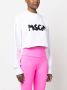 MSGM Sweater met logoprint Wit - Thumbnail 3
