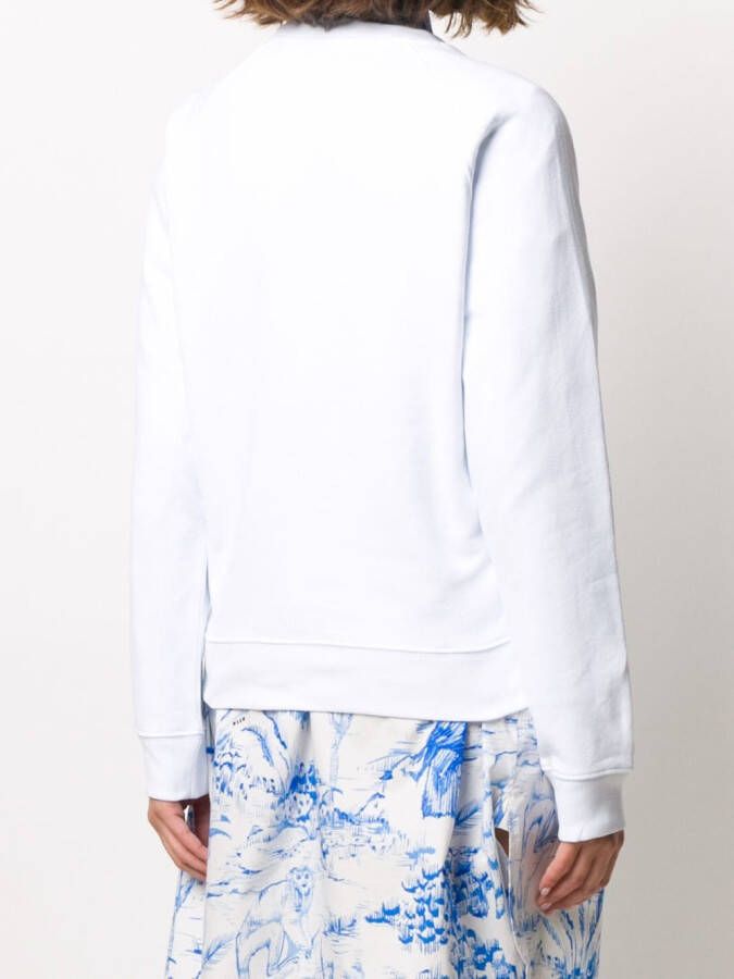 MSGM Sweater met logoprint Wit